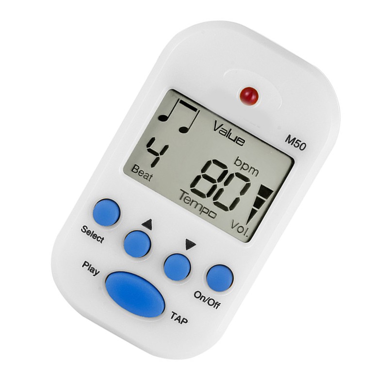 Electronic Metronome Mini Professional 2 Channel Headphone Output for Guitar