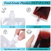 Plastic Flasks 24 PCS, 8 Oz Concealable and Reusable Drink