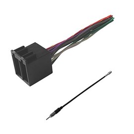 ASC Audio Car Stereo Radio Wire Harness and Antenna Adapter to Install an Aftermarket Radio for VW: 1995-2001 Cabrio, 90-94 Corrado, 93-03 Eurovan, 86-97 Golf, 93-97 Jetta, 90-97 Passat