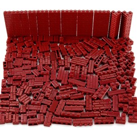 Feleph 260 Pieces Masonry Profile Bricks Building Blocks for Wall Parts and Pieces Diverse Bulk Toy Set Compatible with Major Brands