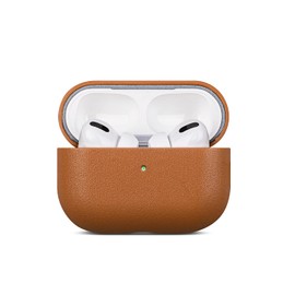 Funda de piel compatible con AirPods Pro de segunda generación, Lopie Funda de piel para AirPods Pro 2, funda protectora totalmente envuelta con piel de grano superior (no para AirPods Pro de 1ª