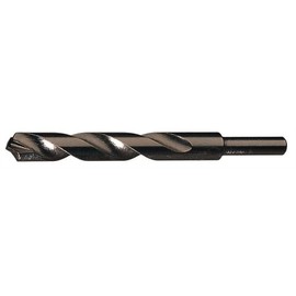 Cle-Line C20930 Carbide-Tipped Masonry Drill, High Speed Steel with Carbide Tip, Steam Oxide Finish, Reduced Shank, 118-Degree Radial Point, 1/8" Drill Diameter