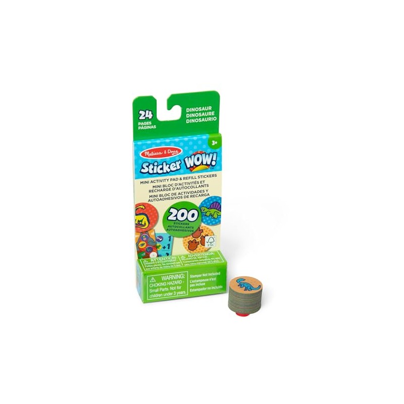 Melissa & Doug Sticker Wow! Minibloc de Actividades y Recarga