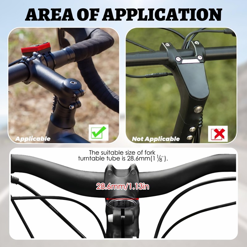 Bike Stem Riser Extender MTB Handlebar Stem Adapter Bicycle Fork