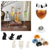 SavgU Wine Glass Charms,Silicone Wine Glass Markers,for Bar Party,Wedding, Birthday