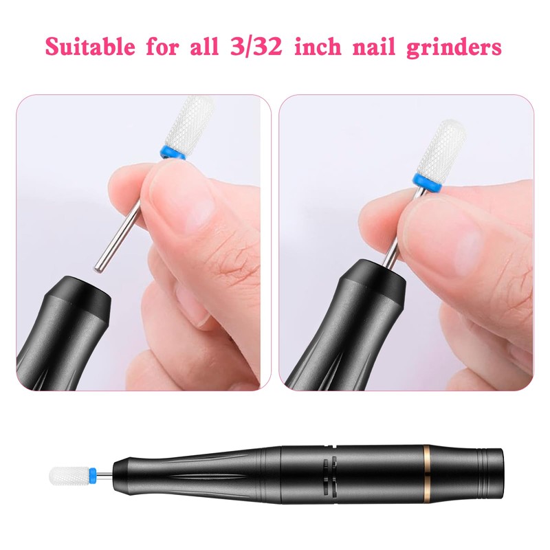 12 Stück Nagelschleifer, professionell, zum Entfernen von Gel und Nagelhaut
