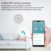 2.4GHz WiFi Temperature Humidity Sensor Detector Sound Light Alarm Smart