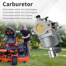 JadeBirch 22-853-02-S Carburetor Compatible with Kohler Series Engines KS540-3011 KS530-3012 KS540-3014 KS590-3011 KS595-3018,Replace Part Number KH-22-853-02-S Lawn Mower Engines Carb