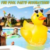 Hungdao 4 Feet Giant Inflatable Duck Huge Rubber Duck Large