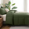 CozyLux Full Size Comforter Sets - Olive Green Comforter Full