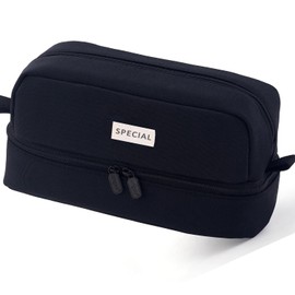 Estuche para lapices, Estuche para lpices de gran capacidad, organizador de papelera para el trabajo de oficina escolar (Negro)                       