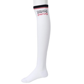 Pin Apparel 622-4286902 Women's Knee High Socks (Toe and Heel Pile) / Golf Socks, 030_white