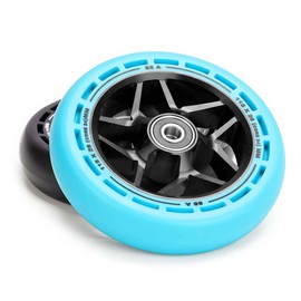 Limit Pro Scooter Replacement Wheels 115x26mm Extra Wide with Hole Design PU 2pcs for Stunt Trick Scooter Smooth Ride