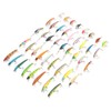 43Pcs Fishing Lure Kit Minnow Artificial Bait Universal Simulation Lure