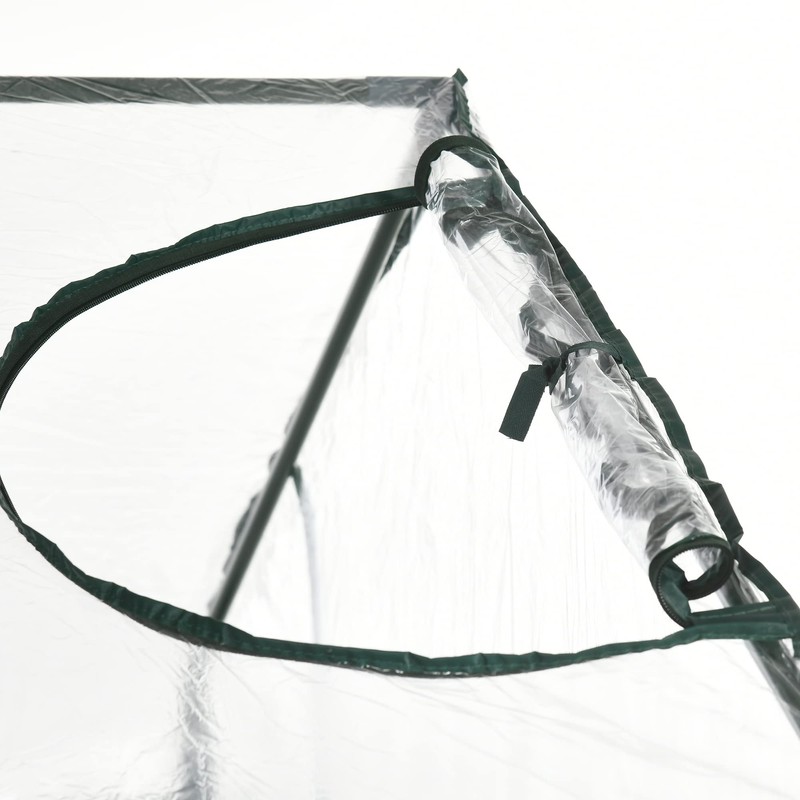 Outsunny 6' x 3' x 5' Portable Walk-in Greenhouse, Plastic
