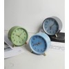 SHISEDECO Alarm Clock with Backlight, 4.5 inches Bedside Analog Non-Ticking