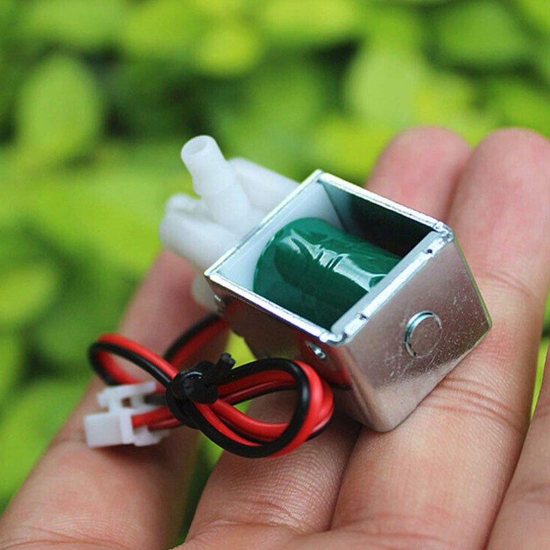 WSDMAVIS 1 Pcs Mini Micro Electric Solenoid Valve DC 12V
