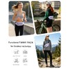 Rosoz Riñonera para hombres y mujeres, bolso ligero para cinturón,