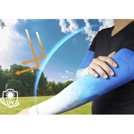 Premium Spring/Summer/Autumn Cooling Arm Sleeves for Leisure Sports, Cycling, and Golf Incon Purple 2ea