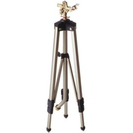 Yardworks Heavy Duty 50" Tall Impulse Lawn Sprinkler Long Distance Telescoping Tripod