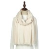 SWAT PANY Pashmina shawls and wraps for Evening Dresses Cream