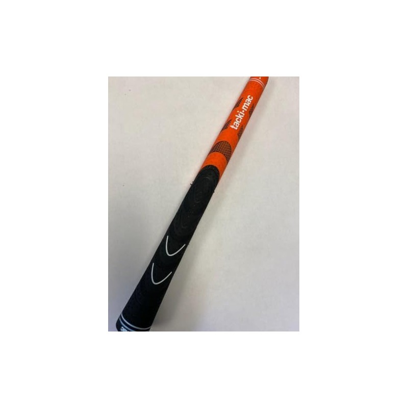Tacki-Mac Dual Molded II Grip (Bright Orange/Black, Jumbo) Golf