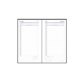 Collins 2025 Day to a Page Personal Organiser Refill (PR2100) - compatible with six hole organisers - (172 x 96mm)