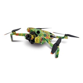 MightySkins Carbon Fiber Skin Compatible with DJI Mini 4 Pro - Spring Camouflage | Protective, Durable Textured Carbon Fiber Finish | Easy to Apply