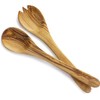 Forest Decor Salad Server Wooden Utensil Set, Olive Wood Spoon