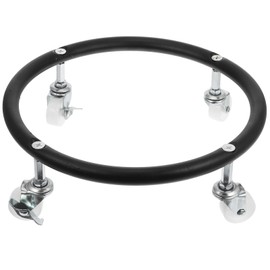 DOITOOL Stainless Steel Propane Tank Holder with Wheels Gas Cylinder Stand Dolly with Brake Movable Cylinder Bracket for Household Use Enhanced Safety and Stylish Design