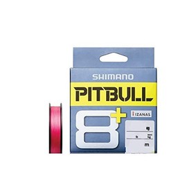Shimano Pitbull 8+ PE Line, 218.7 yd (200 m), No. 0.4, Traceable Pink