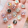 e-World Crystal Flower Gel Nail Parts Stone Jewelry / e세상 크리스탈 꽃송이 젤 네일 파츠 스톤 쥬얼리