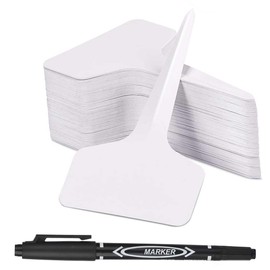 MOONSOUND 200pcs Plant Labels, Seed Remark Name Sign, Waterproof Flower Potting Name Markers, Record Plant Time Name Garden Seedling Marker Nursery Plant Tags Seed Label Potted Plant Stakes for Outdoor Garden