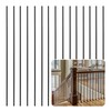 Sidasu 30Pcs Iron Balusters - 1/2" Square Hollow Metal Stair