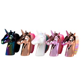 minkissy Unicorn Makeup Brush Set Foundation Brush for Women Soft Blue Handle Professional Cosmetics Powder Blush Applicator for Travel and Everyday Use