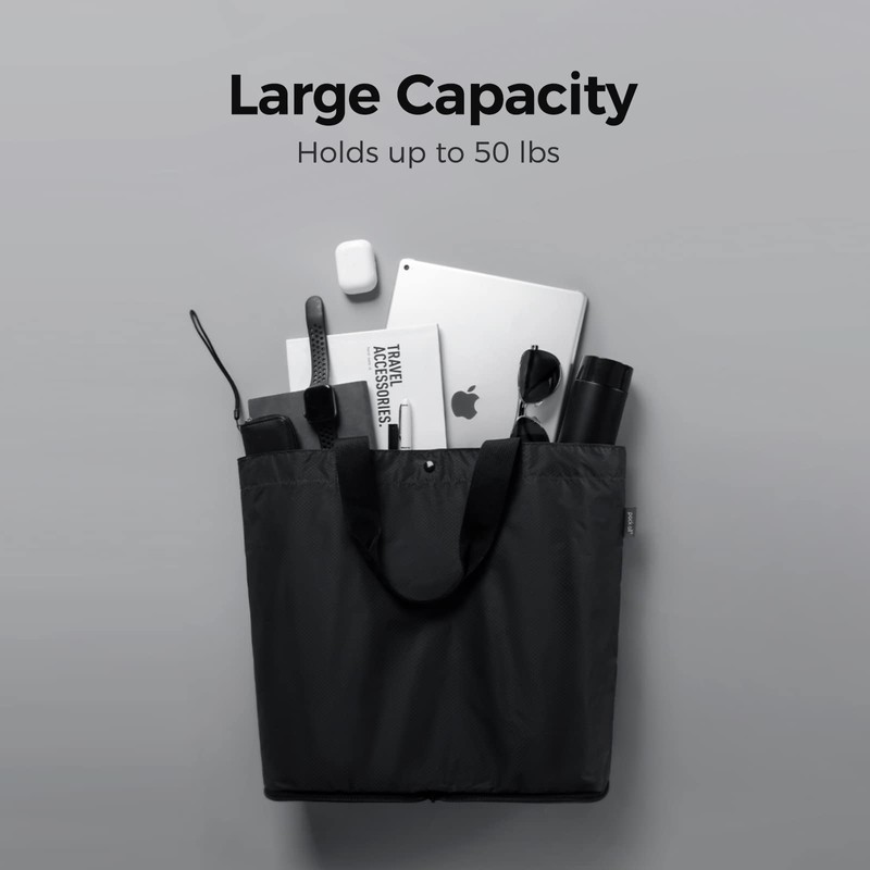Pack all Lightweight Folding Tote Bag, Eco Bag, Waterproof, Shopping