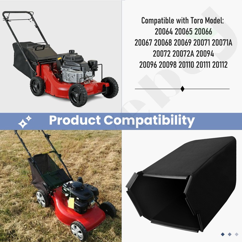 108-9792 Grass Bag - by Braveboy, Compatible with Toro 59304