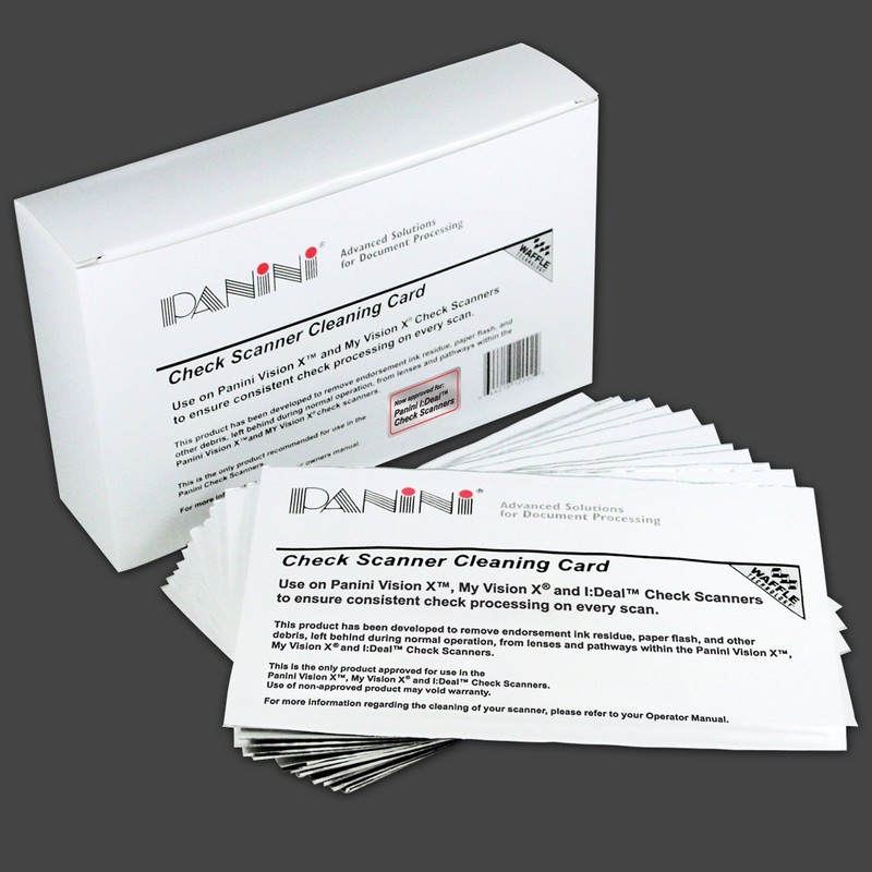 Waffletechnology Check Scanner Cleaning Cards (5)
