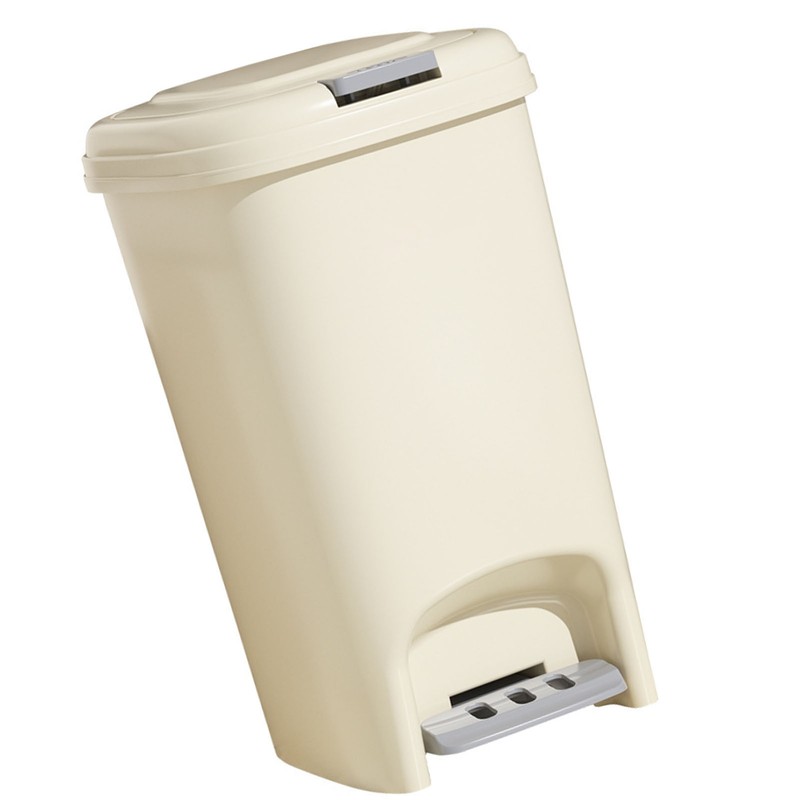Foot Step Trash Can Large Capacity Versatile Stylish Lid Design
