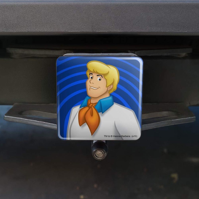 GRAPHICS & MORE Scooby-Doo Fred Character Tow Trailer Hitch Cover