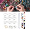 200pcs Acrylic Key Ring Kit 30 Acrylic Blank 30 Key