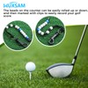 MUXSAM 1 Piece Golf Beads Score Counter with Clip (Blue),