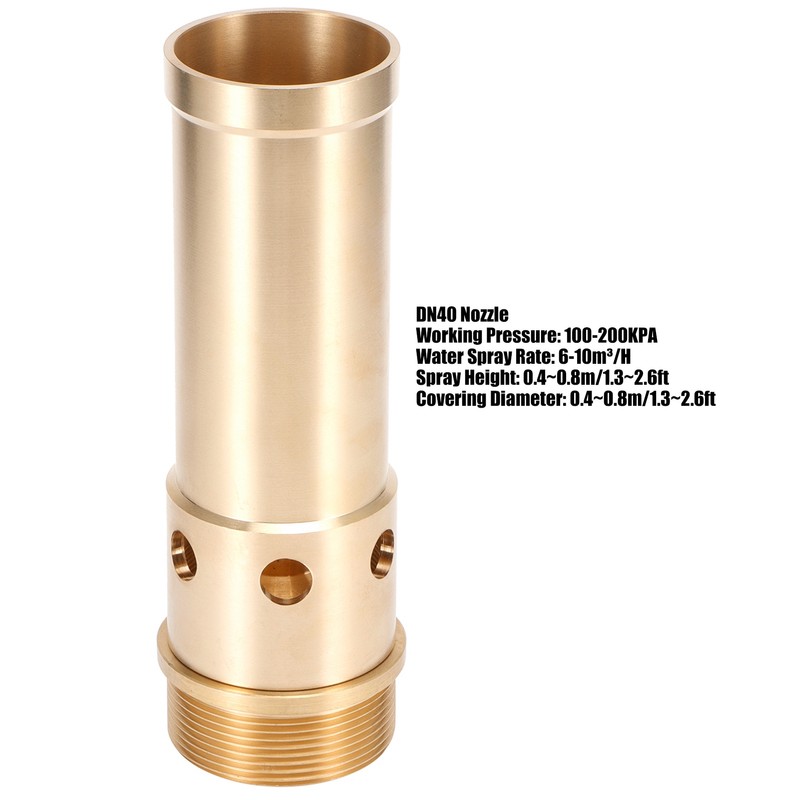 Copper Fountain Nozzle Spray Head Pond Sprinkler for Pool Music