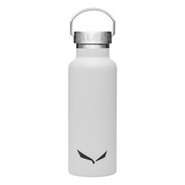 Salewa Valsura Insulated Stainless Steel Bottle, 0.45 L, White, Plain
