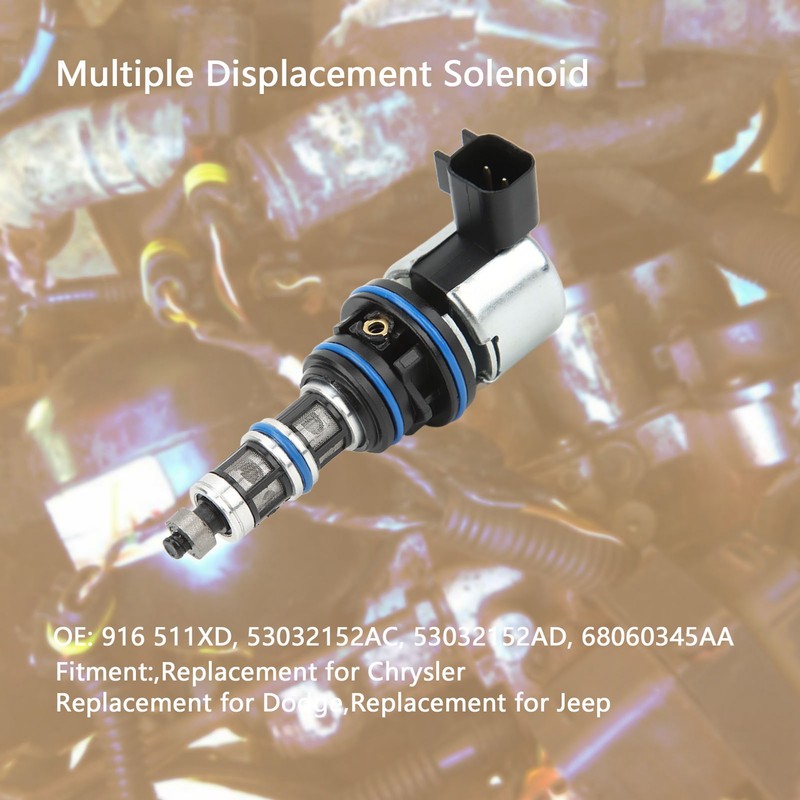 Multiple Displacement Solenoid Aluminum Plug and Play 53032152AD Replacement for