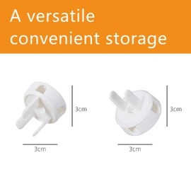 Haodlay Outlet Covers Baby Proofing Baby Proofing Plug Covers Plug Covers for Electrical Outlets Child Proof Socket Covers Child Safety Socket Covers(Can Store Plugs) 4 Pack