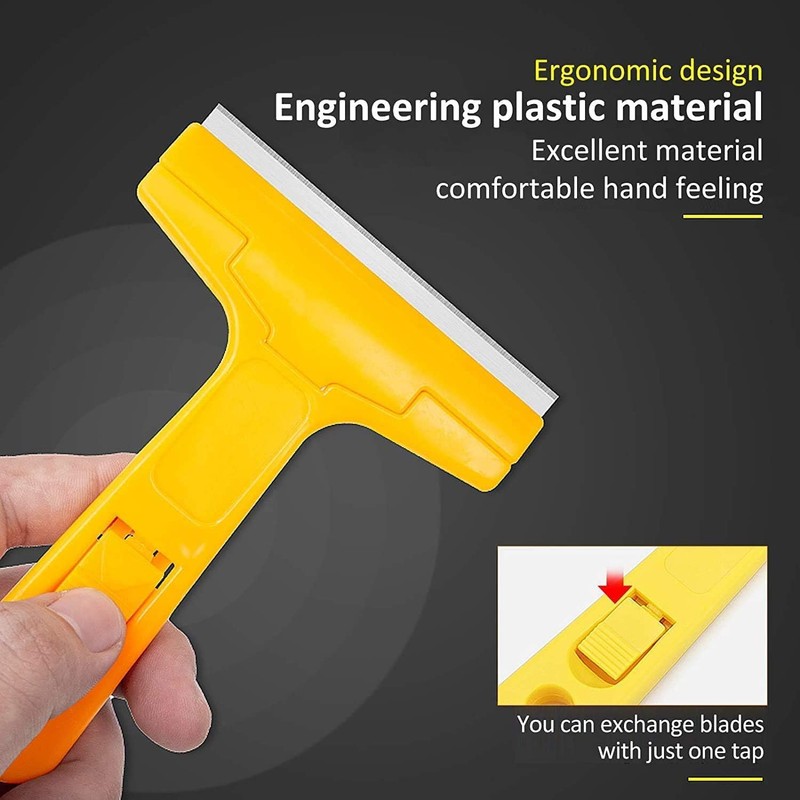 Ditran Razor Blade Scraper - 4" T Shape Scraper Tool