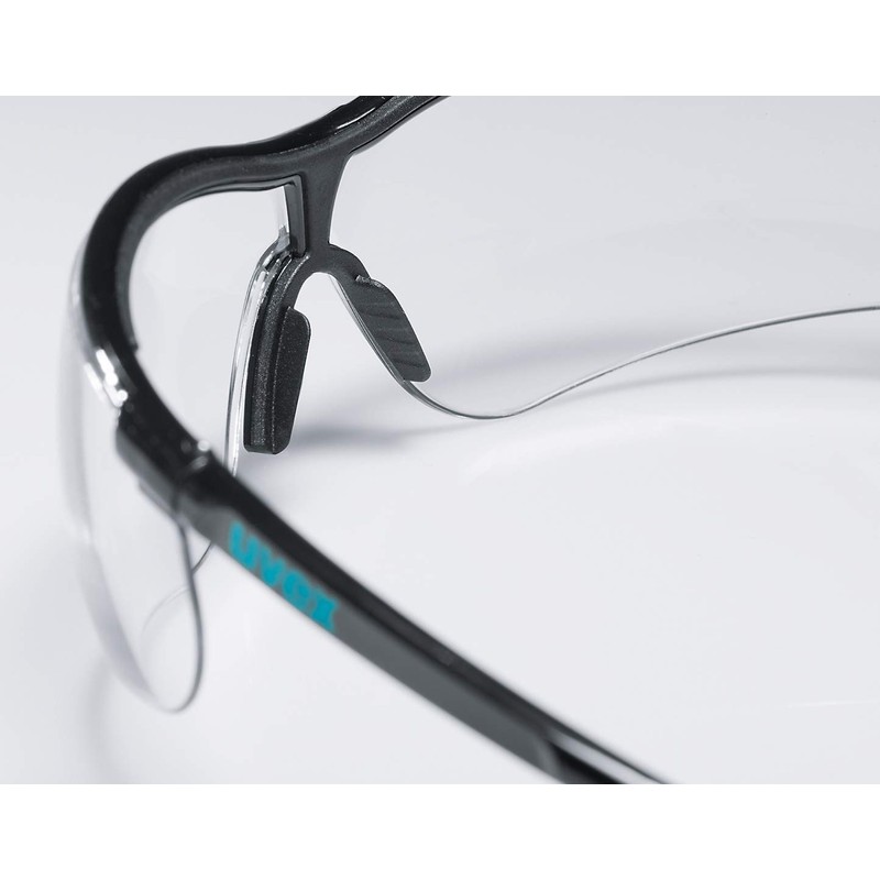 Uvex Sportstyle Supravision Extreme Safety Glasses Transparent/Black, Petrol
