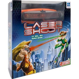 MEGABLEU - Laser Shoot - Jeux Laser Enfant - Jeux de Tir - Jeux de Combat Enfant Intérieur/Extérieur - 2 Masques Laser Inclus - Cadeau Jeu Intéractif - Jeu Plein Air - Dès 6 Ans - Version Française