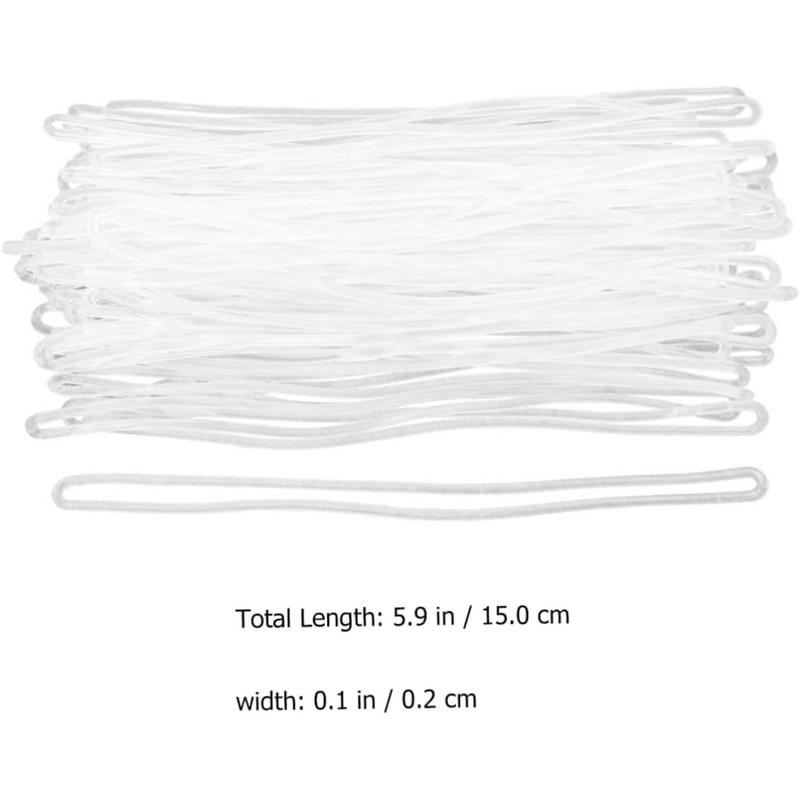 Etiquetas de Equipaje de Pvc Transparente, Presillas
